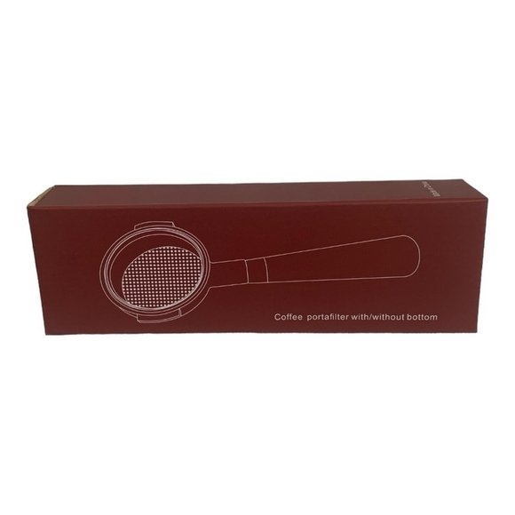 NIB COFFEE Portafilter Wood Handle Espresso Coffee Bottomless Filter Holder - Picture 2 of 6